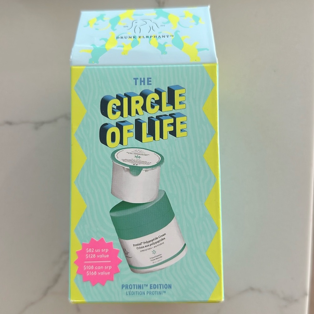 Drunk Elephant $128 Value The Circle of Life Set Protini Edition Moisturizer NEW